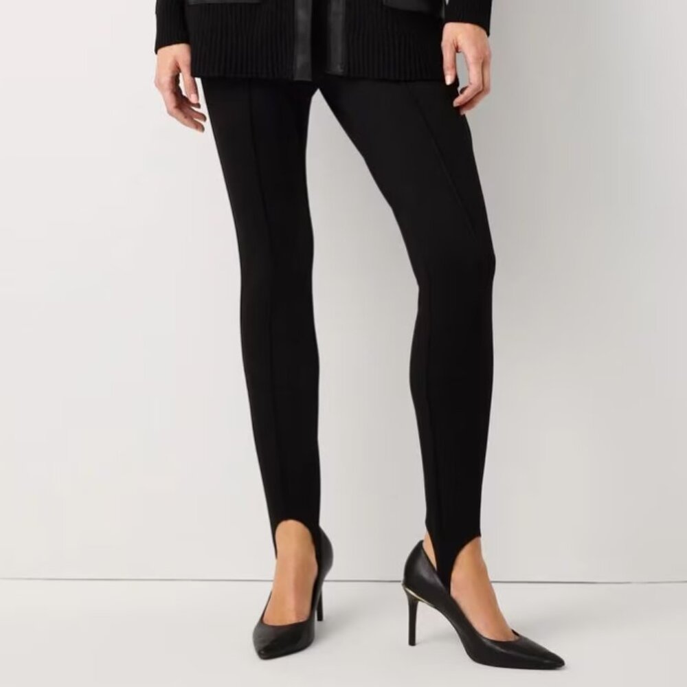 NWT Yogalicious Revitalize Lux Stirrup Black Tight Leggings
